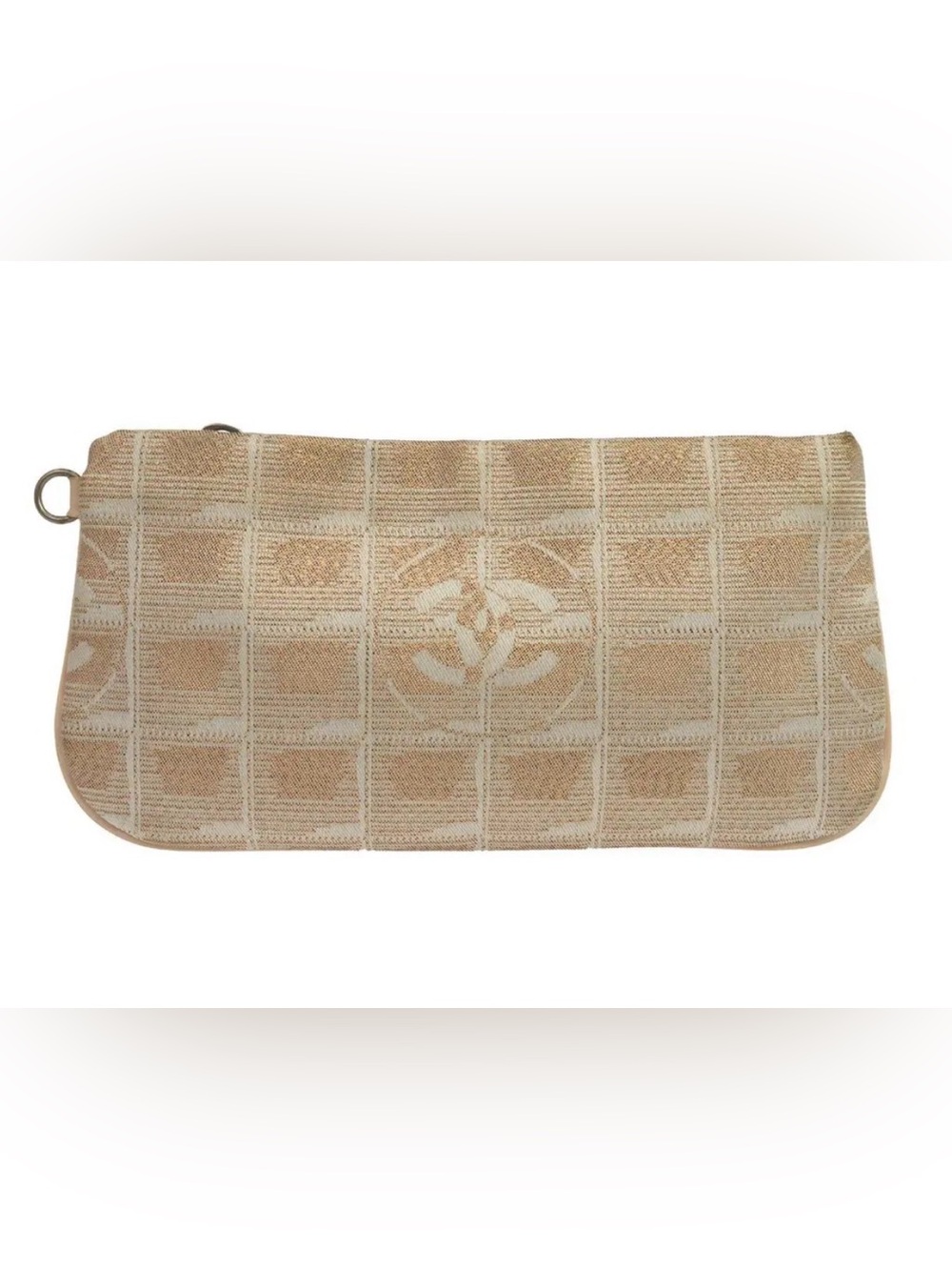 Vintage CHANEL Rose Gold/ Gold Travel Wristlet or Pouch
